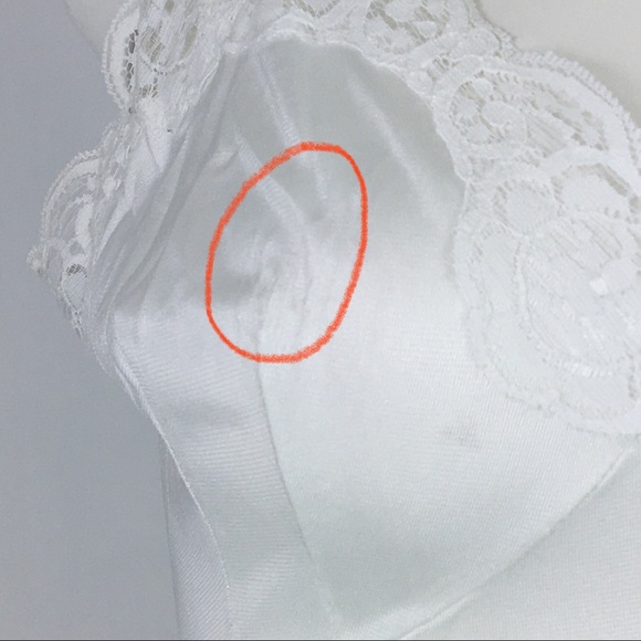 Vintage White Full Slip dress FRENCH MAID - Picture 12 of 16